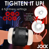 Jock Squeezable Tunnel Double Masturbator